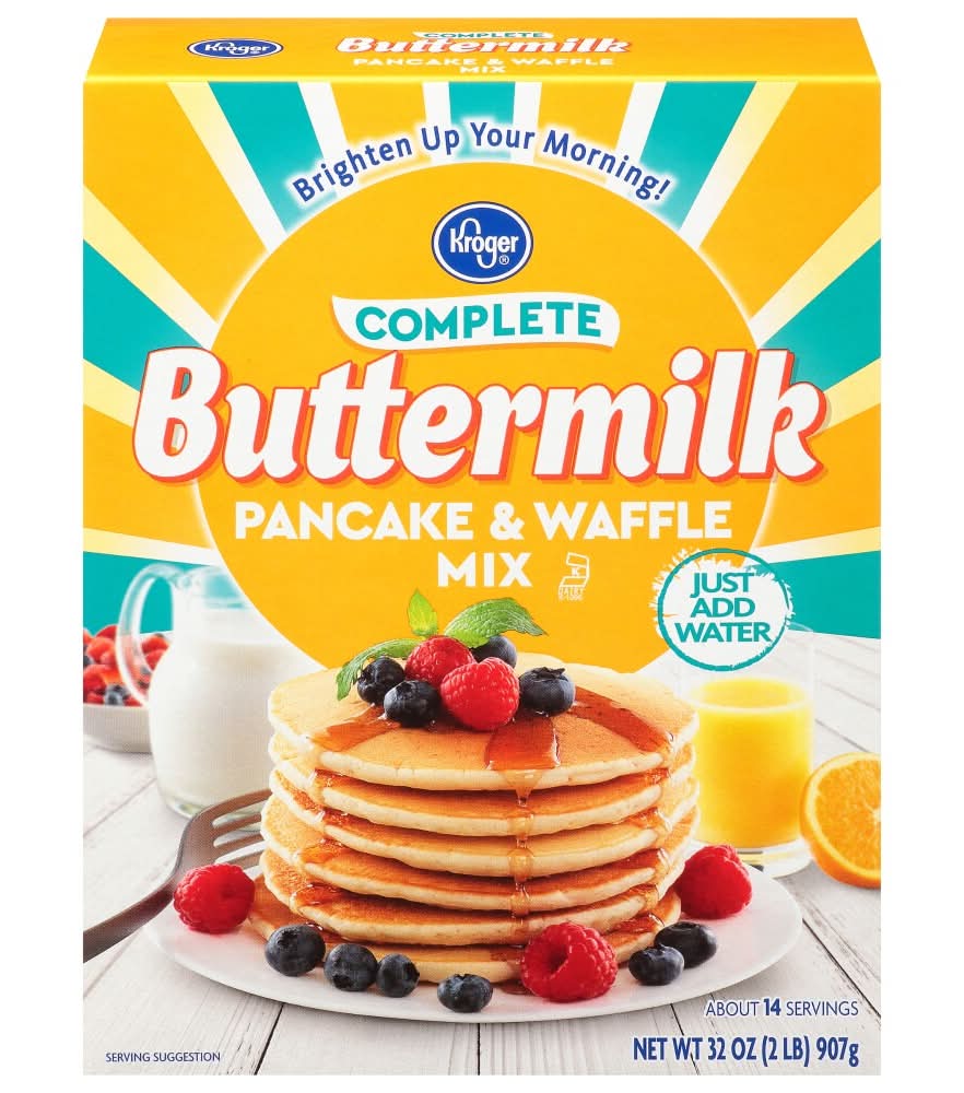 Kroger Complete Pancake & Waffle Mix, Buttermilk (32 oz)