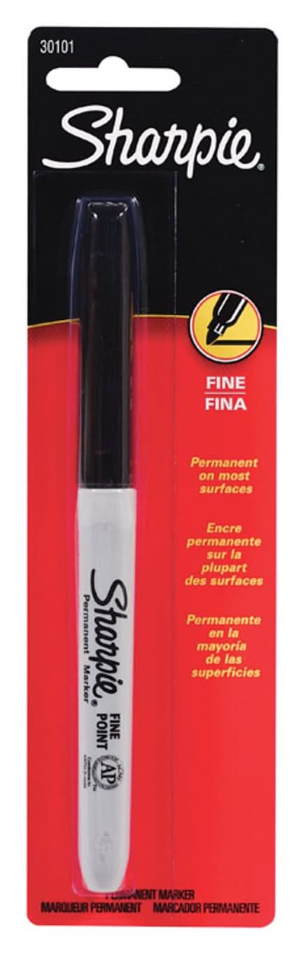 Sharpie Black Fine Tip Permanent Marker 1 Pk