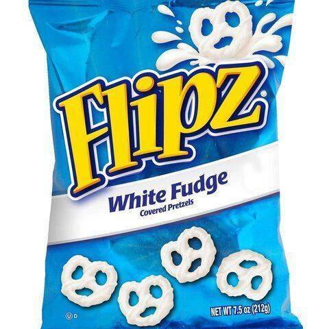 Flipz White Fudge Pretzels 7.5oz