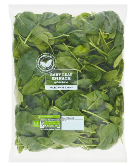 Sainsbury's Baby Leaf Spinach (200g)