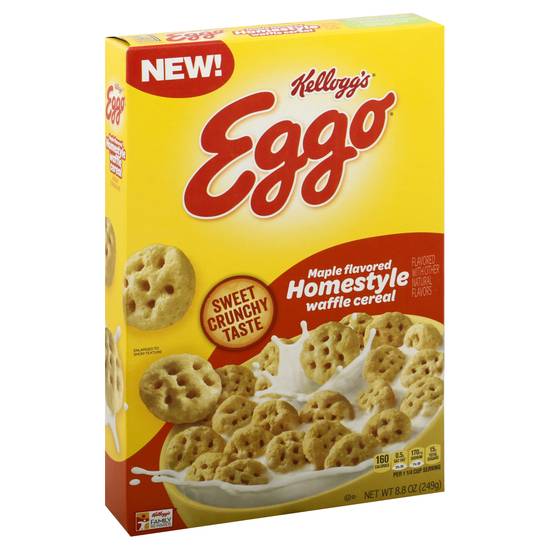 Kellogg's Eggo Maple Flavoured Homestyle Waffle Cereal