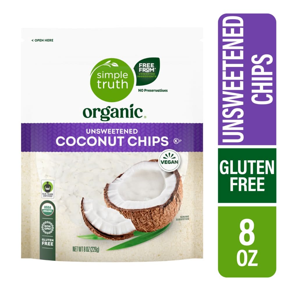 Simple Truth Organic Unsweetened Coconut Chips (8 oz)
