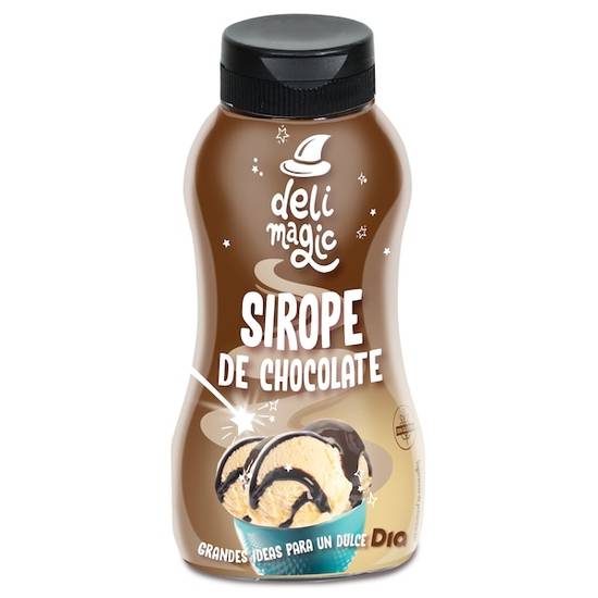 Sirope de chocolate Delimagic botella 295 g