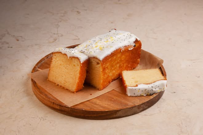Bolo de limão c/ sementes de papoila