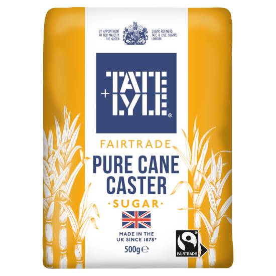 Tate & Lyle Fairtrade Pure Cane Caster Sugar (500g)