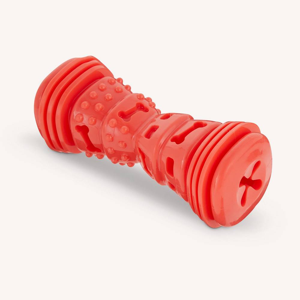 Joyhound Chew Well Bully Stick Treat Dispenser Chew Dog Toy (medium/orange)