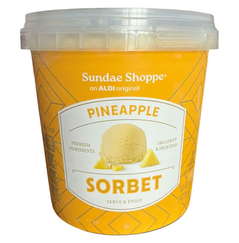 Sundae Shoppe Pineapple Sorbet