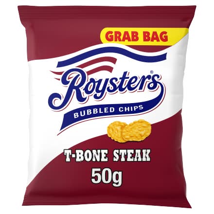 Royster's T-Bone Steak, Bubbled Potato Chips (50g)
