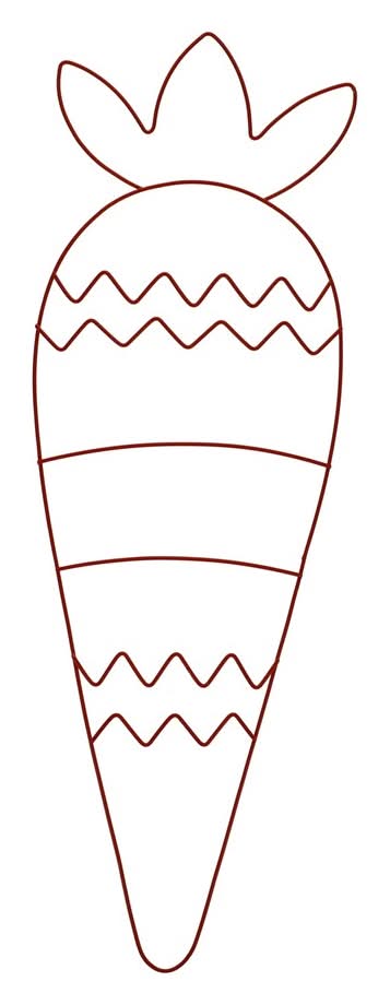 Floral Garden Carrot Shaped Wired Metal Wreath Frames, 19.68 in