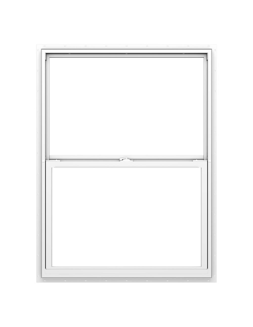 Pella 150 Series New Construction White Vinyl Dual-pane Single Hung Window Half Screen Included | 1000009512