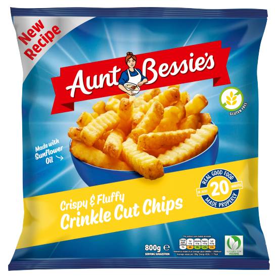 Aunt Bessie's Crinkle Cut Chips (800g)