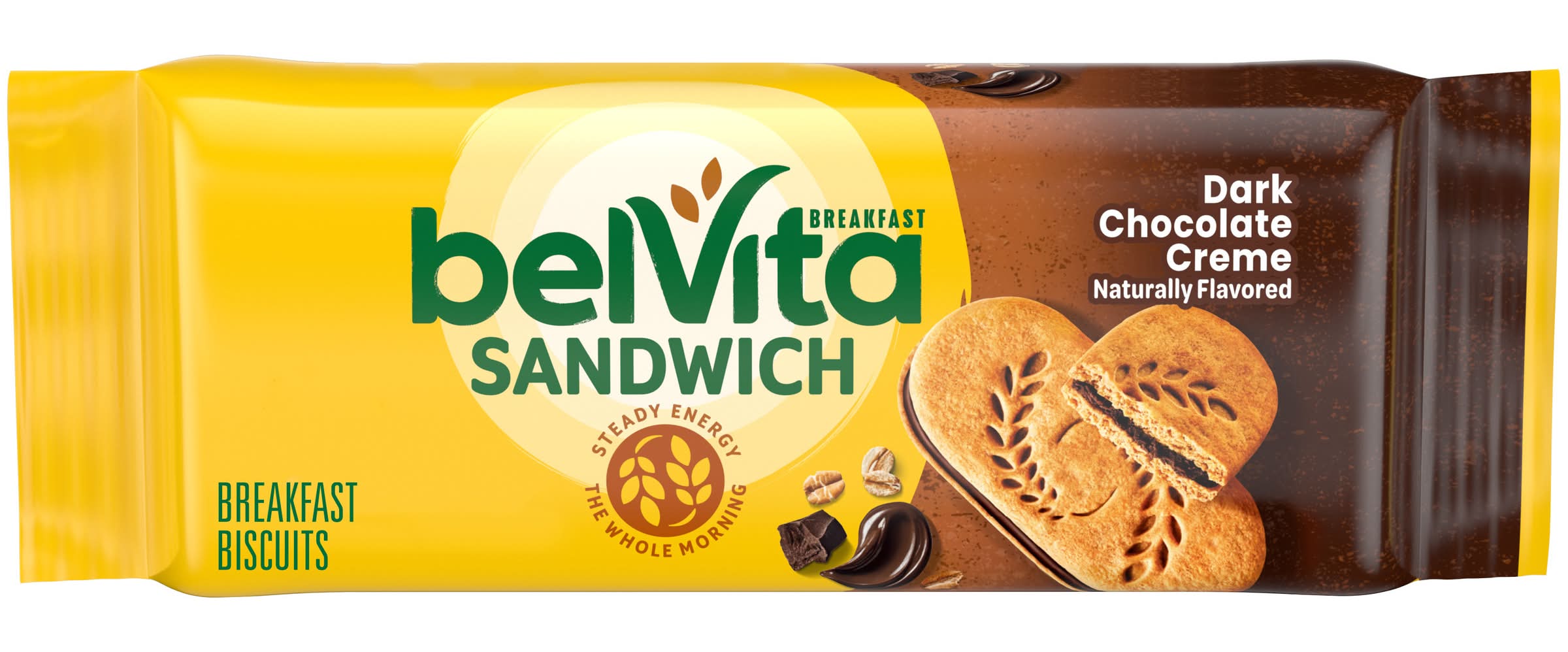 Bella Vita Breakfast Biscuits, Dark Chocolate Creme (1.76 oz)