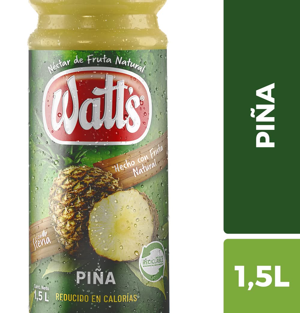 Watt's · Jugo néctar de fruta natural - Piña (1,5 L)