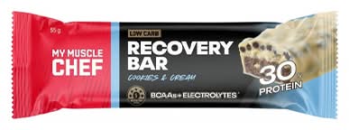 My Muscle Chef Cookies & Cream Recovery Bar 55G