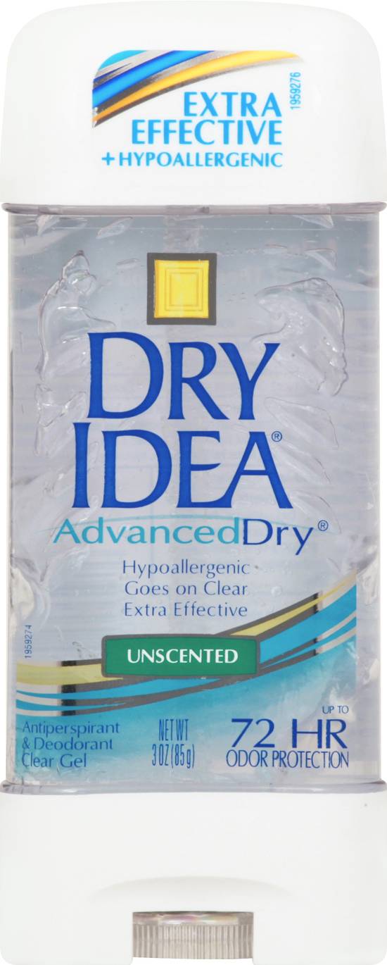 Dry Idea Advance Dry Roll-On Unscented Antiperspirant & Deodorant
