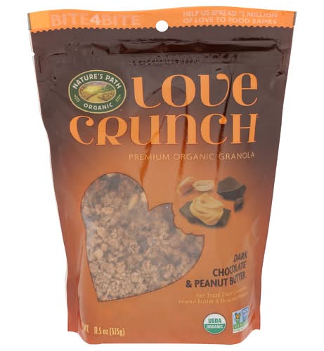 Nature's Path Organic Dark Chocolate Peanut Butter Granola