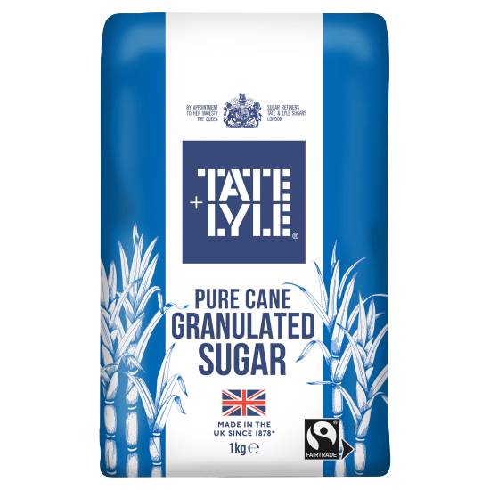 Tate & Lyle Fairtrade Pure Cane Granulated Sugar (1kg)