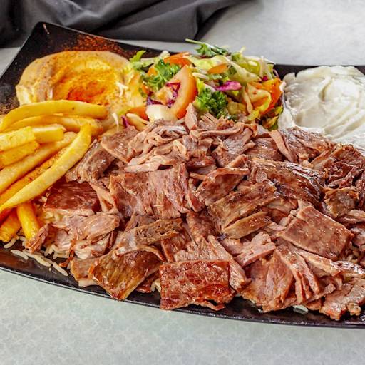 Beef Lamb Shawarma Plate