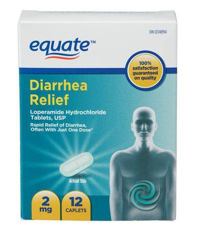 Equate Diarrhea Relief Caplets (12 caplets)
