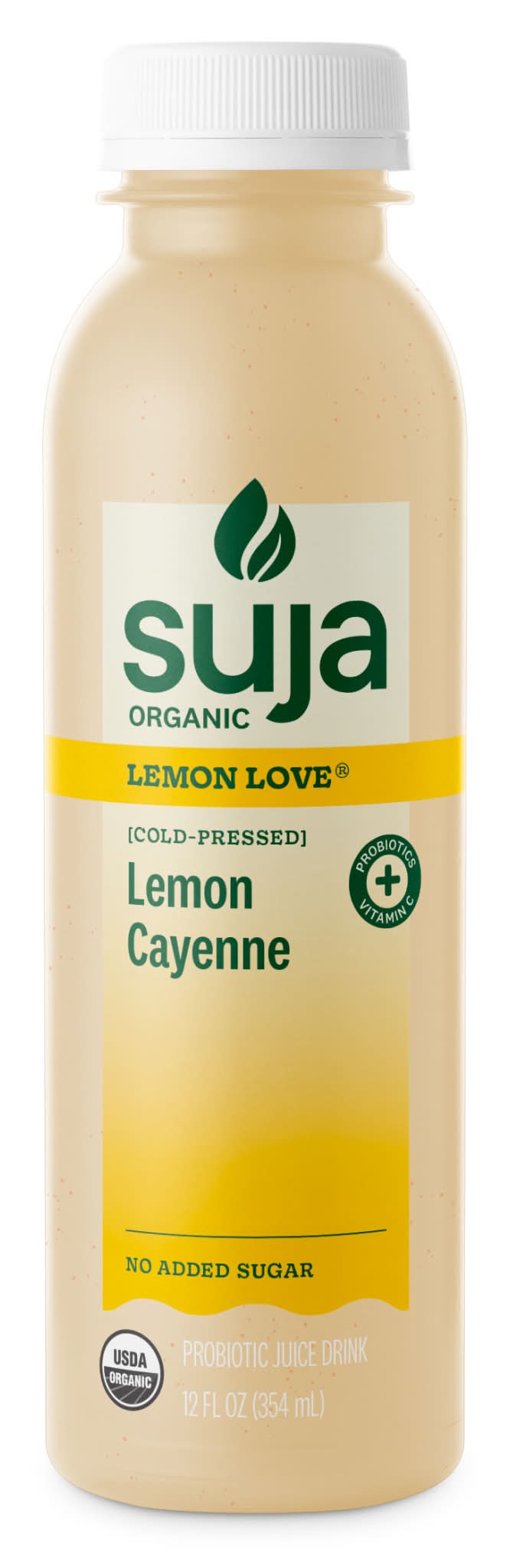 Suja Organic Lemon Love Probiotic Juice Drink, Lemon-Cayenne (12 fl oz)