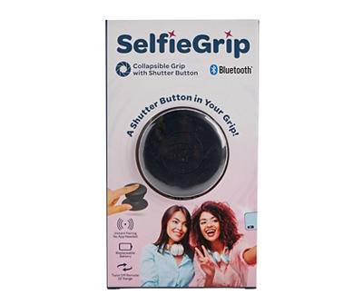 Black Bluetooth Selfie Phone Grip