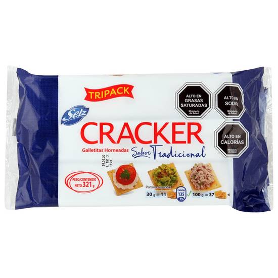 Selz - Galletas Cracker - 321 g