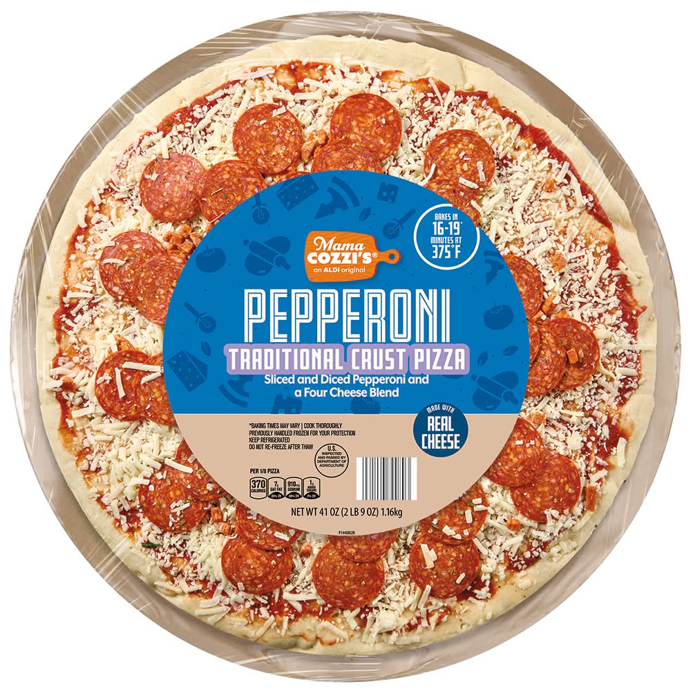 Mama Cozzi's Take & Bake Traditional Large Crust Pizza, Pepperoni (41.9 oz)