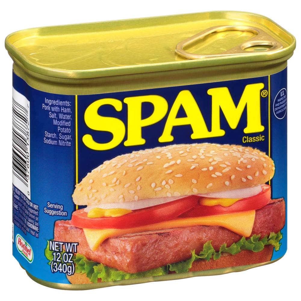 Spam Original Lunch Meat, Classic (12 oz)