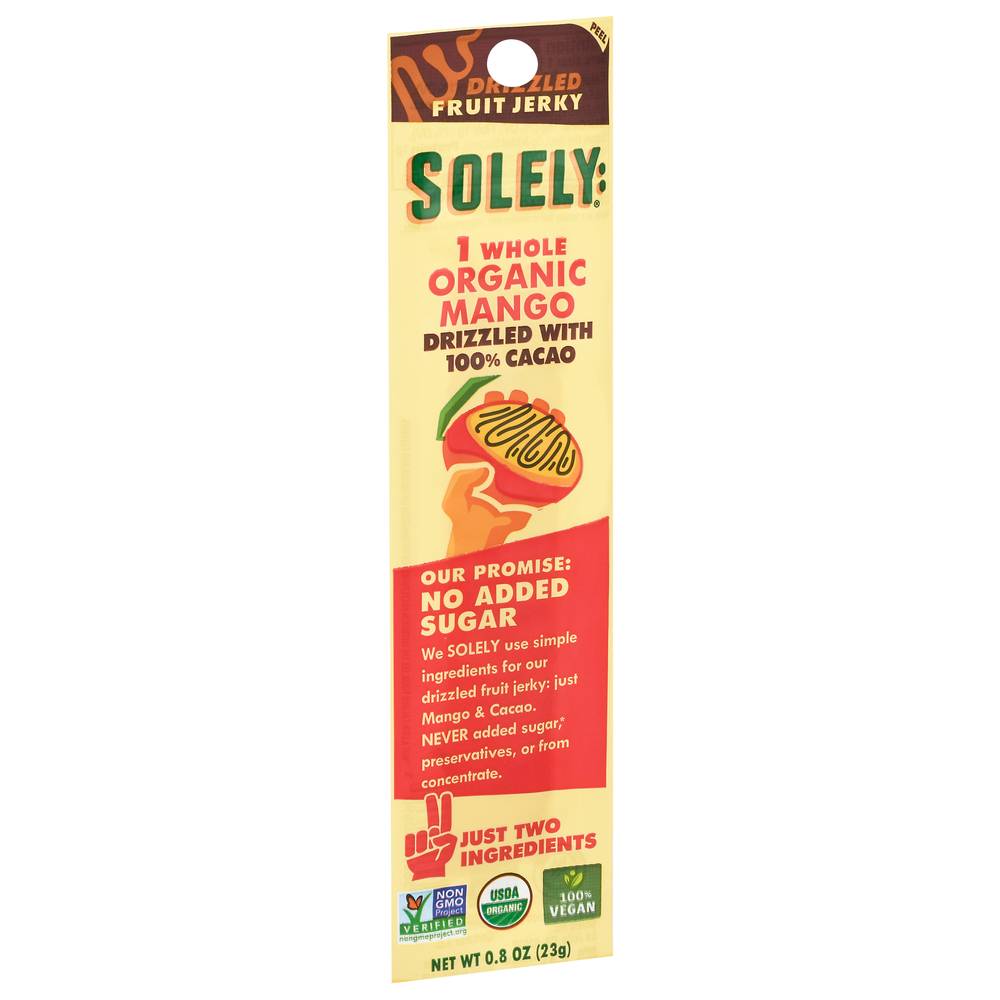 Solely Organic Mango With Cacao Fruit Jerky (0.8 oz)
