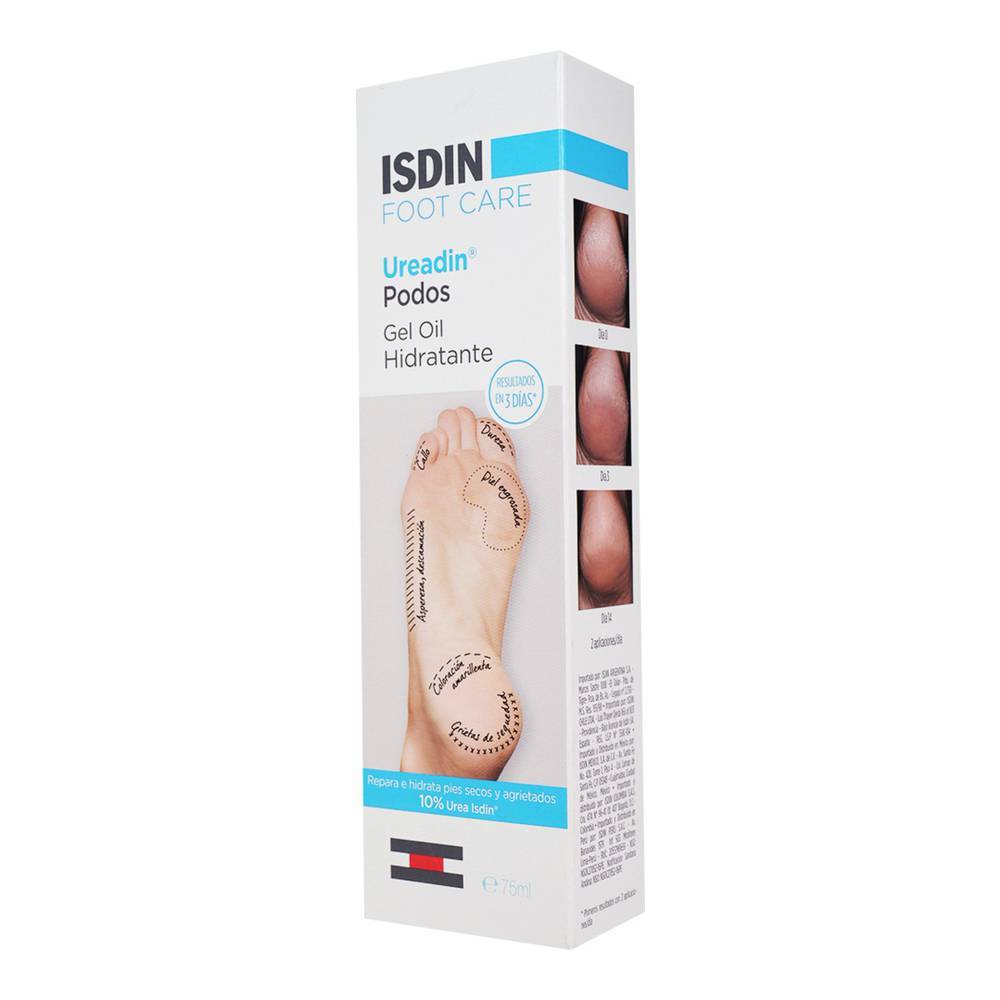 ISDIN · Gel oil hidratante ureadin podos (75 ml)