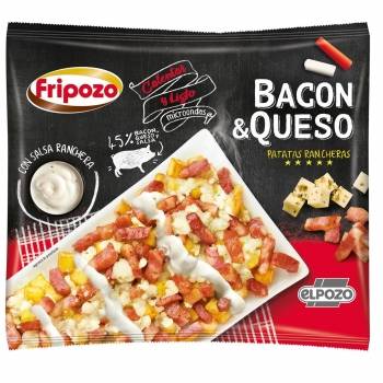 Patatas rancheras bacon y queso Fripozo 348 g.