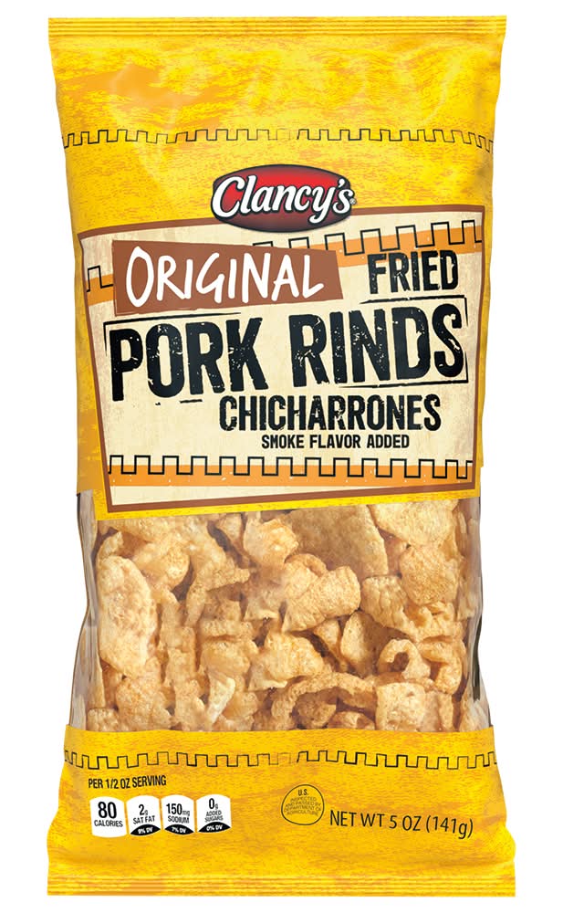 Clancy's Original Fried Pork Rings, Chicharones Smoke (5 oz)