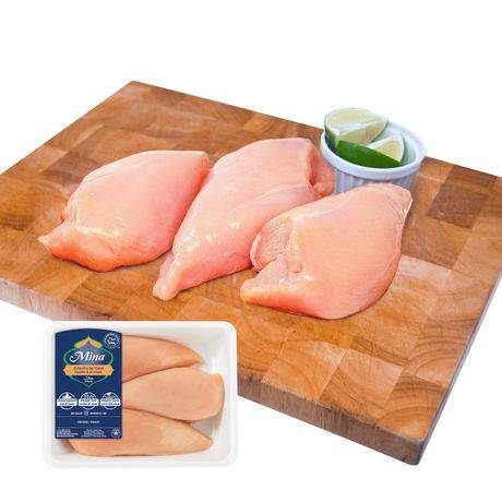Mina Halal Boneless Skinless Chicken Breast (3 ct)