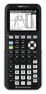 Texas Instruments Ti-84 Plu Graphing Calculator, Black