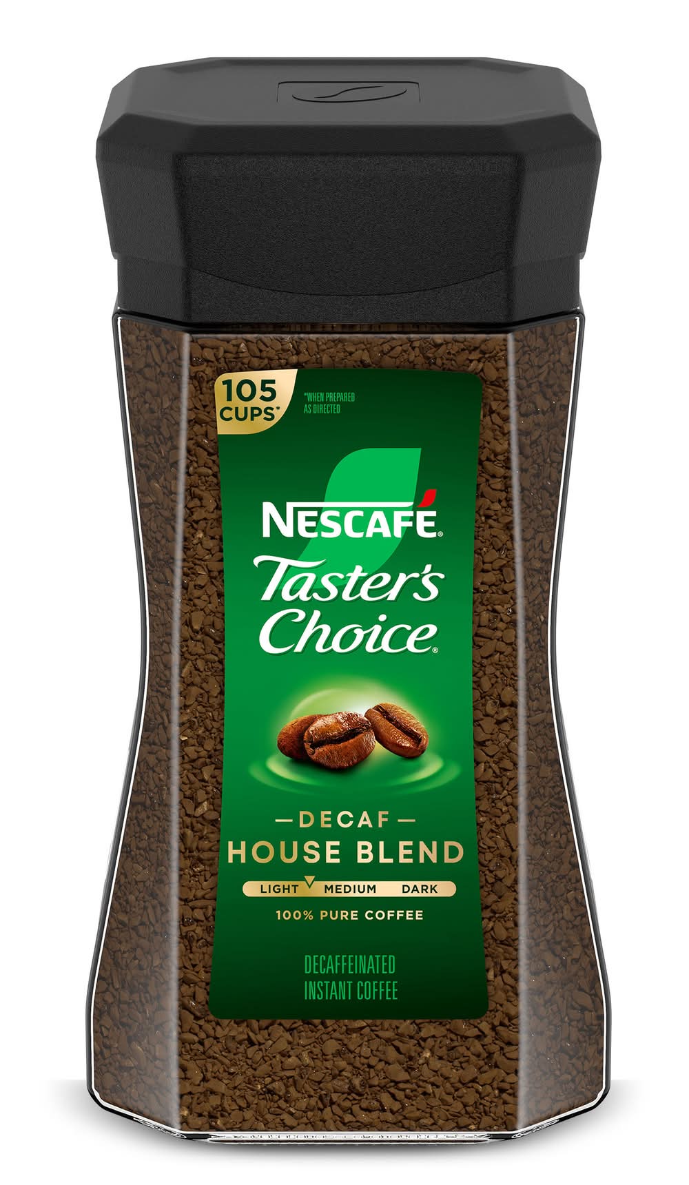 Nescafé Taster's Choice Decaf Light-Medium Roast Instant Coffee, House Blend (7 oz)