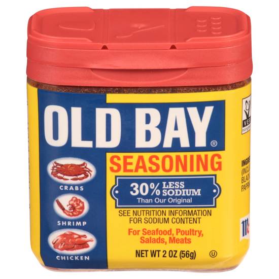 Old Bay Less Sodium Seasoning For Seafood Poultry Salads Meats