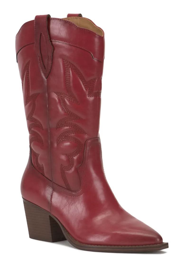 Crown Vintage Syra Western Bootie (Red Medium - 6)