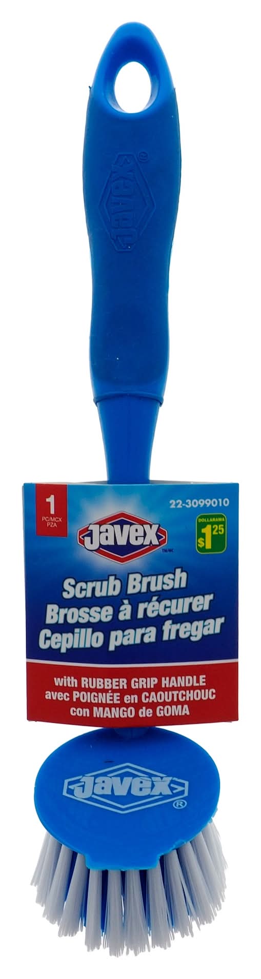 Javex All Purpose Scrub Brush With Rubber Handle