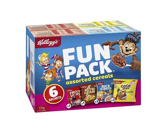 Kelloggs Cereal Fun Pack 6pk