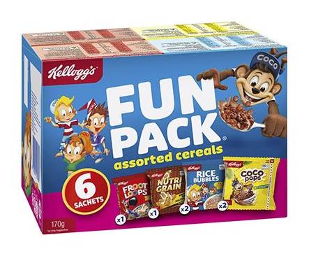 Kelloggs Cereal Fun Pack 6pk