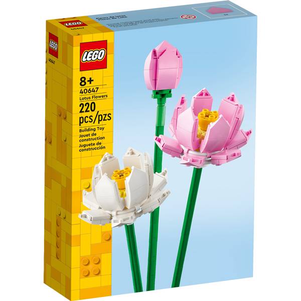 LEGO Lotus Flowers, 40647, 220 Pieces, 8+