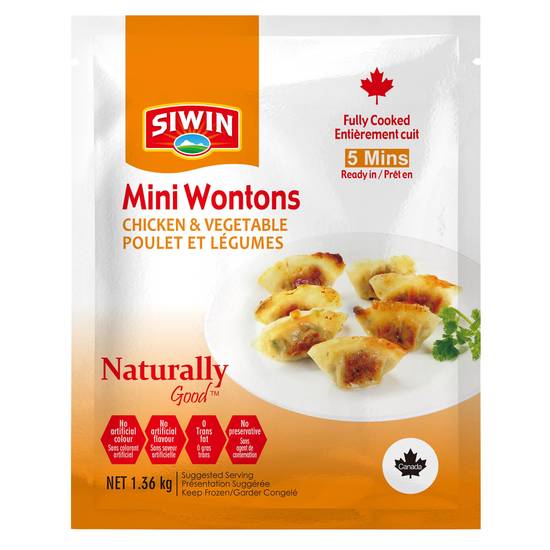 Siwin Mini poulet et légumes wontons