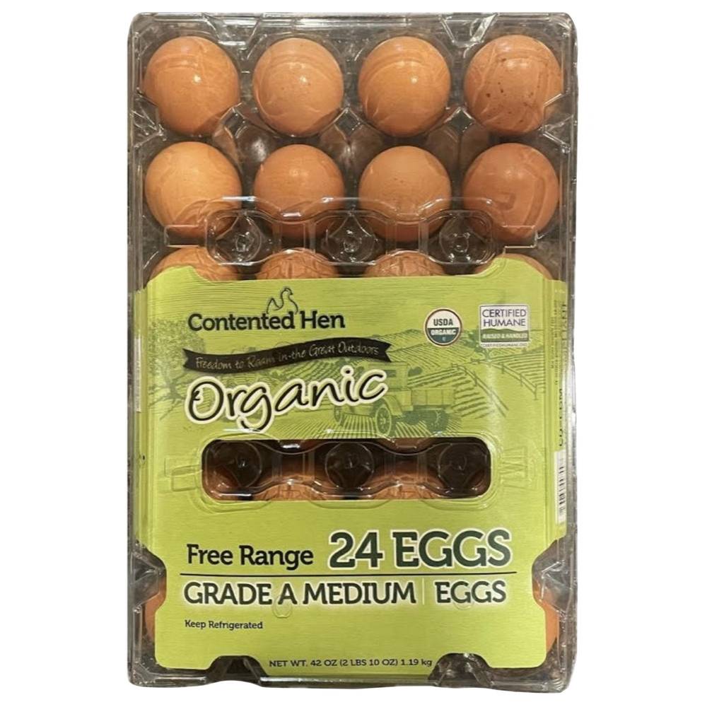 Organic Free Range Grade a Eggs (24 ct, 1.75oz)