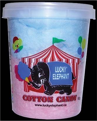 Lucky Elephant Cotton Candy (60 g)