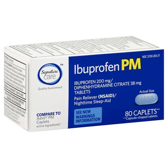Signature Care Ibuprofen Pm Pain Reliever Nsaid / Sleep Aid