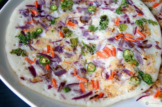 Carrot Peas Uthappam