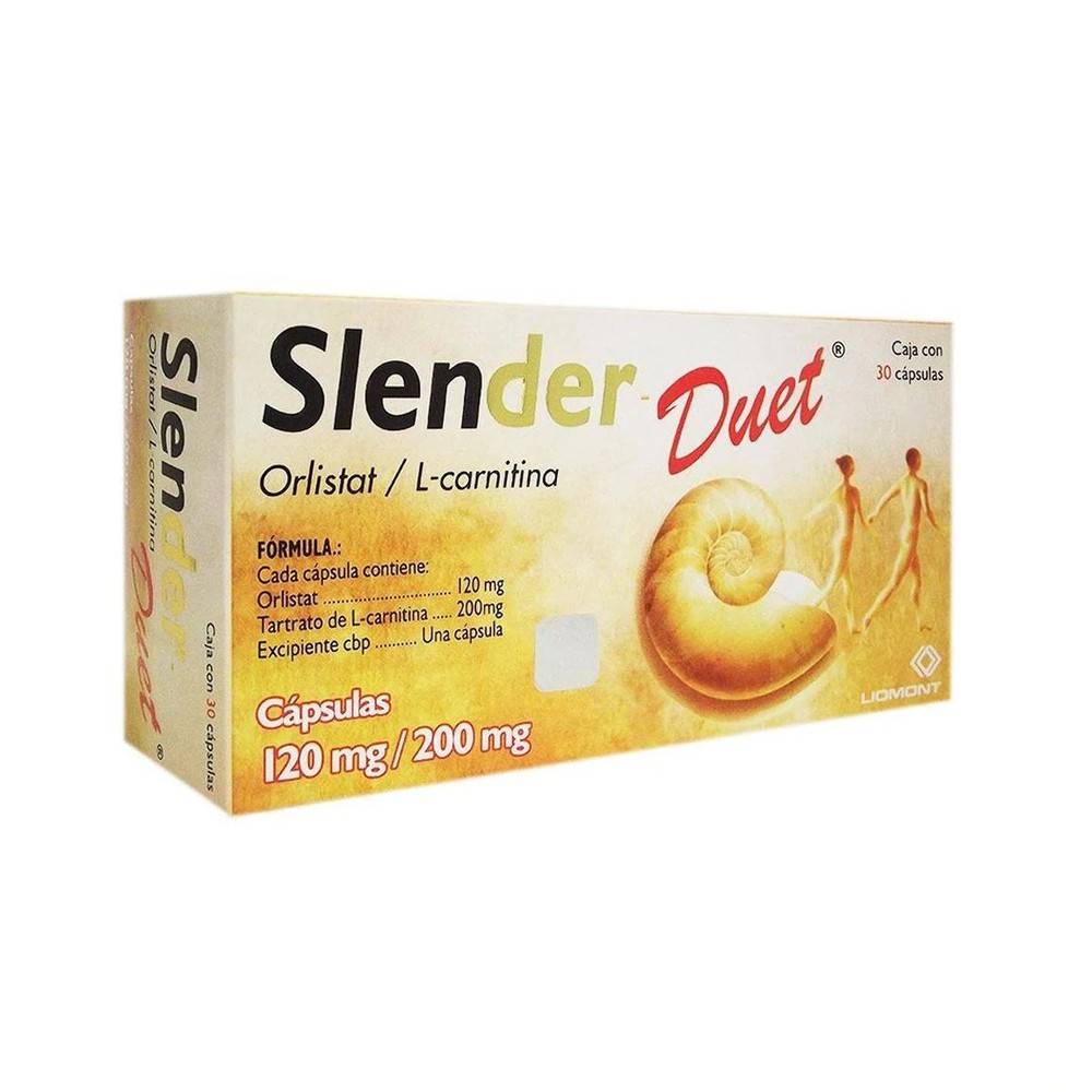 orlistat l carnitina 60 mg 200 mg Pisa Slender duet orlisat/l-carnitina cápsulas 120 mg/200 mg Delivery Near  Me | Order Online