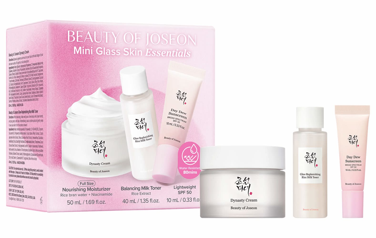 Beauty Of Joseon Mini Korean Glass Skin Essentials Gift Set