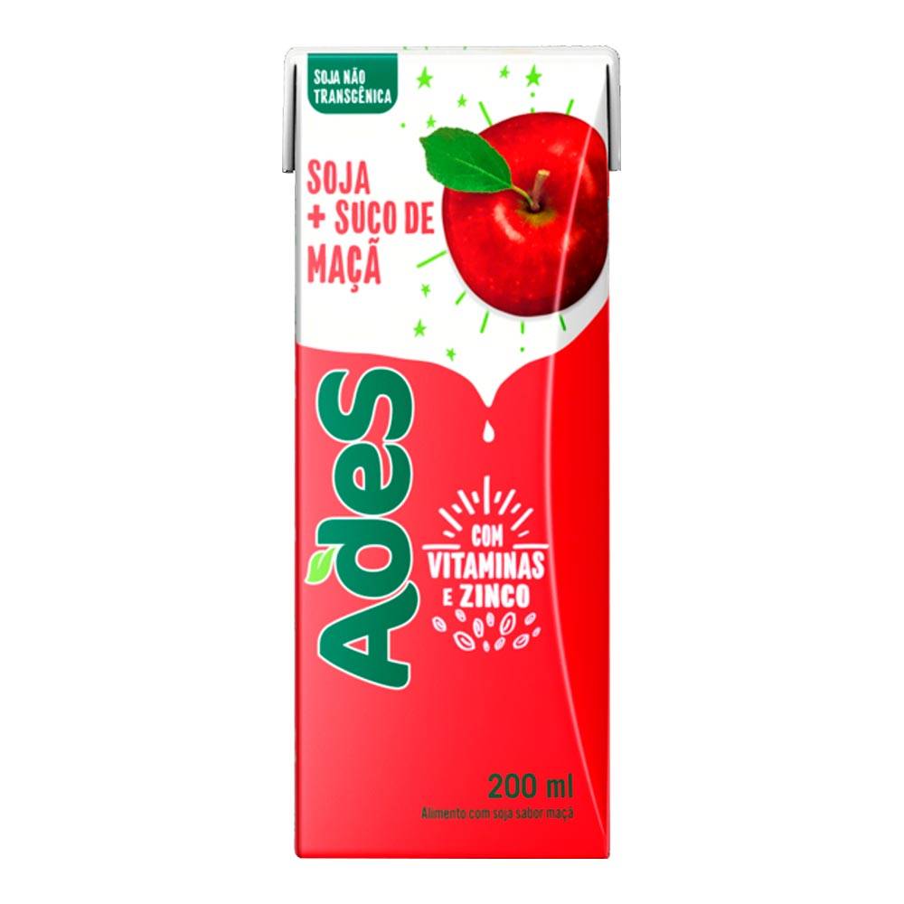 Ades · Bebida vegetal à base de soja sabor maçã (200 ml)