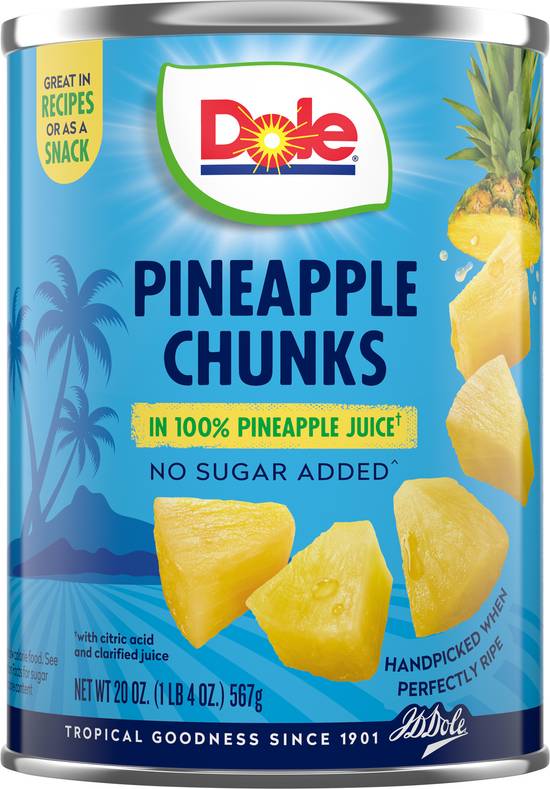 Dole Pineapple Chunks Pineapple Juice